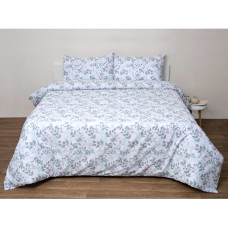 Σετ Παπλωματοθήκη Υπέρδιπλη 220x240 Premium 5008 Μέντα Anna Riska